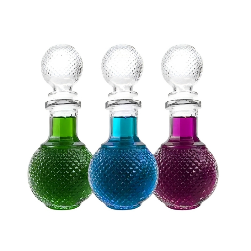 250ml 500ml Premium High Quality Whisky Glass Bottles Ball Shaped