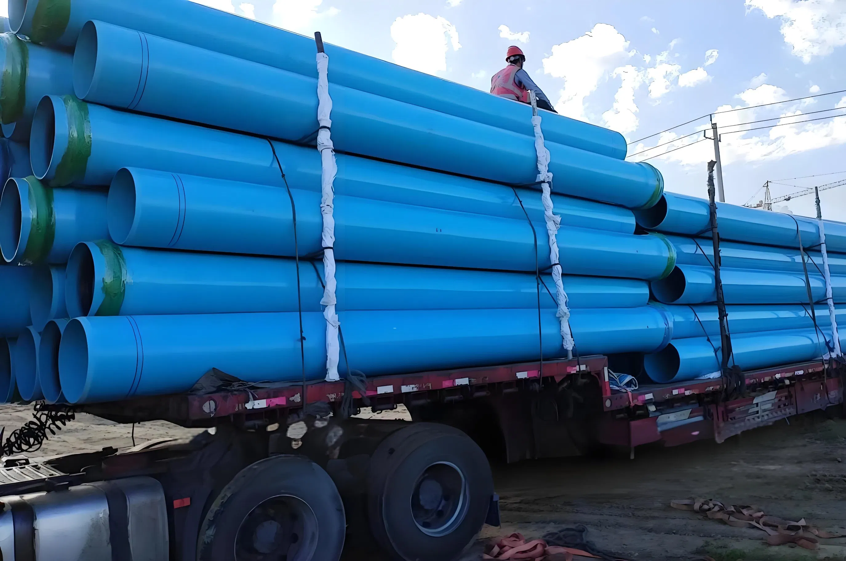 Blue PVC Pipe 20mm-630mm for Irrigation PVC Water Pipe