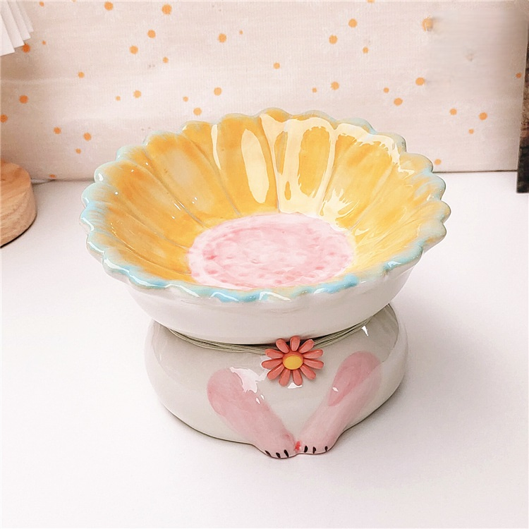 Custom 3D Embossed Hand-Painted Pet Bowl for Dogs