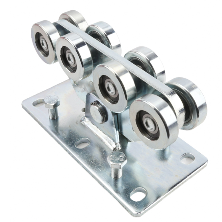 Zinc Plated Large Sliding Cantilever Gate Wheel Carriage