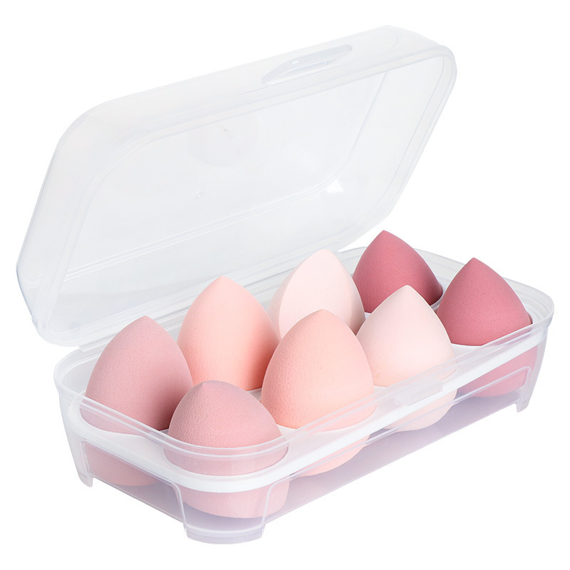Powder Puff Gourd Drop Shape Oblique Cut Powder Puff Set Makeup Egg