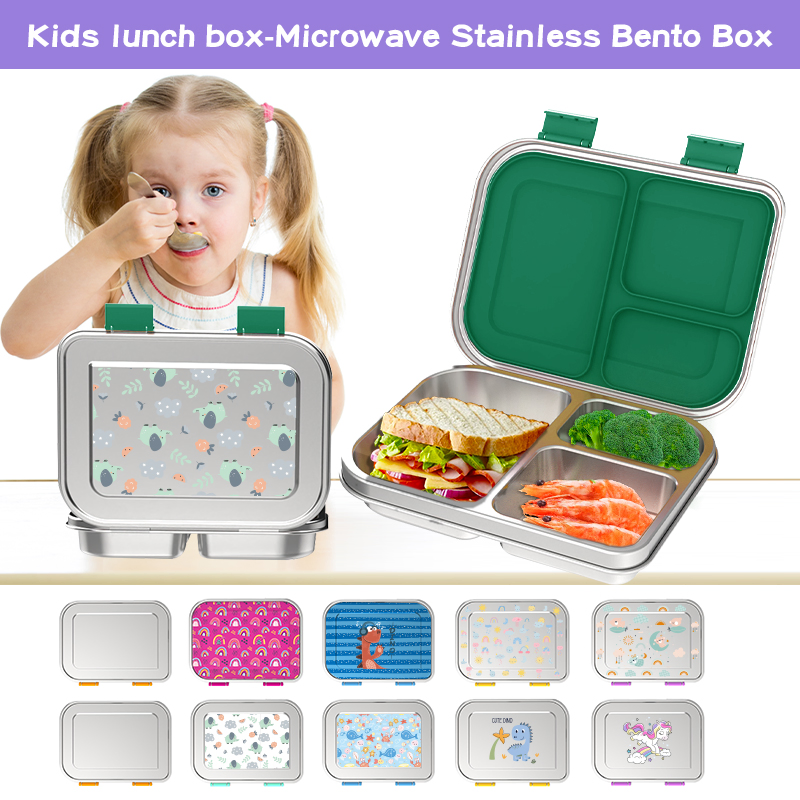 Aohea Professional Manufacturer of Custom Stainless Steel Lunch Boxes Custom Sizes, Colors & Patternsfda/ LFGB Approvedfast Turnaroundperfect for Retail & Promo