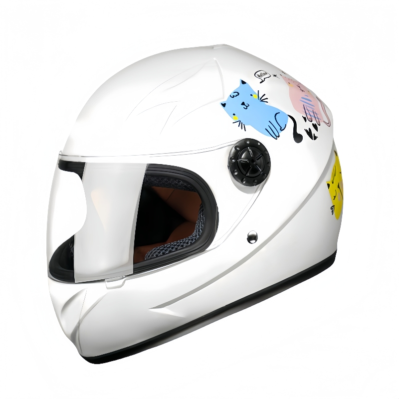 Детский мотошлем модульный SCB с двойным козырьком