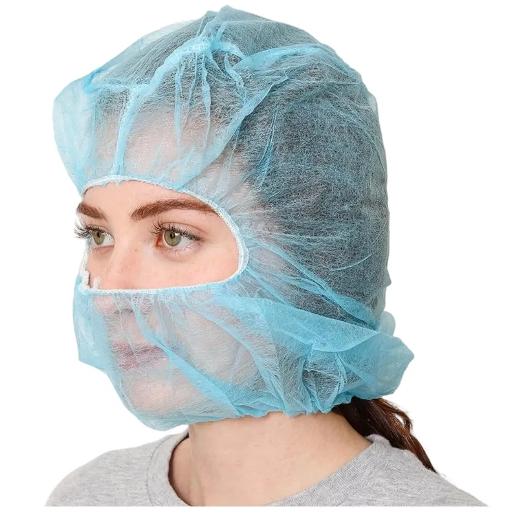 Protective Polypropylene Non-Woven Disposable PP Ninja Space Astronaut Balaclava Hood Head Cover