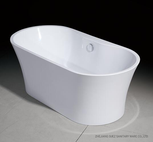 Большая акриловая ванна Hotel Nice 1700x800 мм с гидромассажем