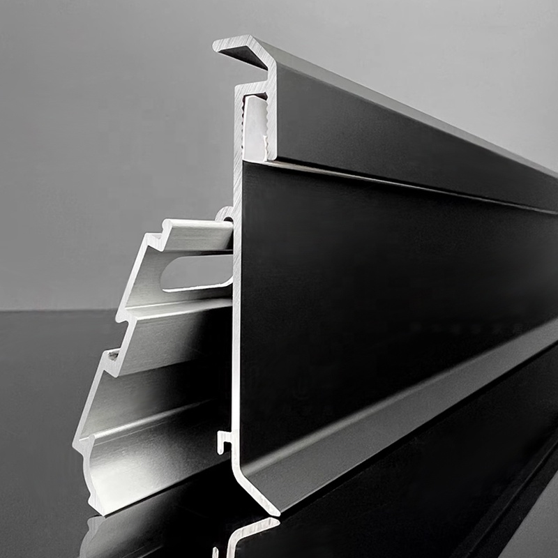 Aluminium Alloy Baseboard Wall Flooring LED Skirting Board Aluminum LED