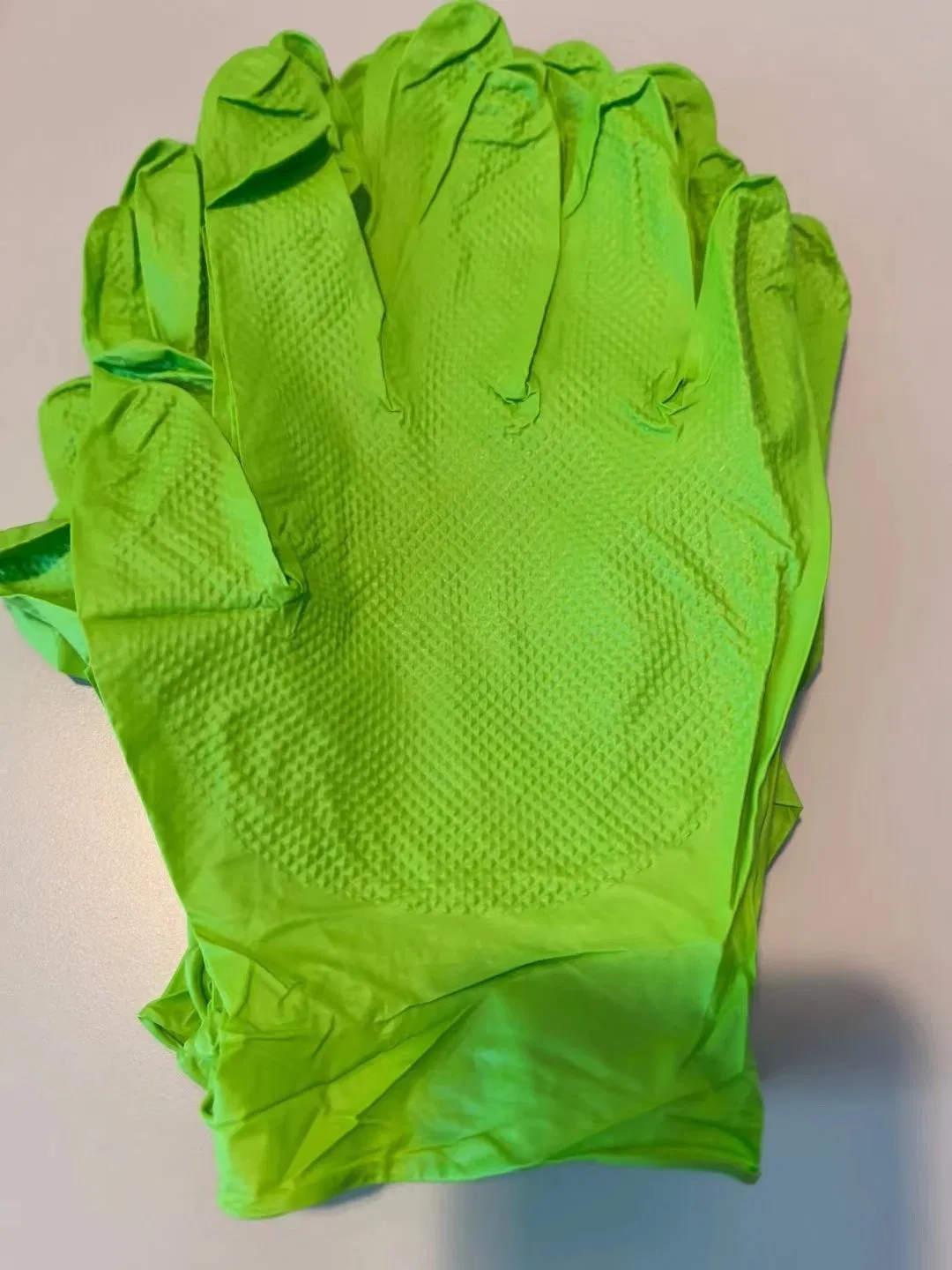 Protective White Black Blue Disposable Nitrile Examination Gloves