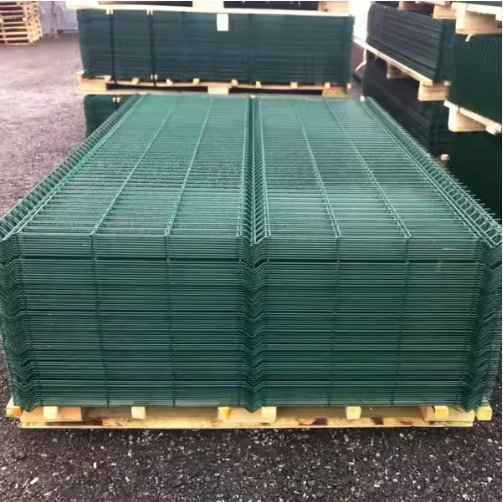 3D Welded Mesh Fencing Curvy Panel 200X50 Folds Cloture Zaun Fence 4mm 5mm Ogrodzenia Galvanized Wire Valla Grillage Green Grey