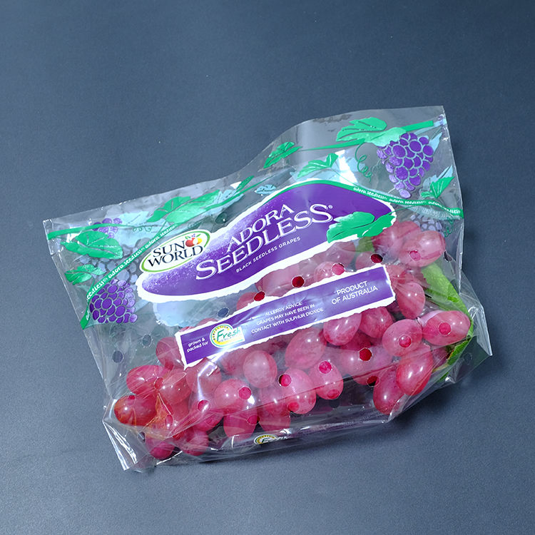 Manufacturer Factory Plastic Package Fruit Vegetable Bags with Logo