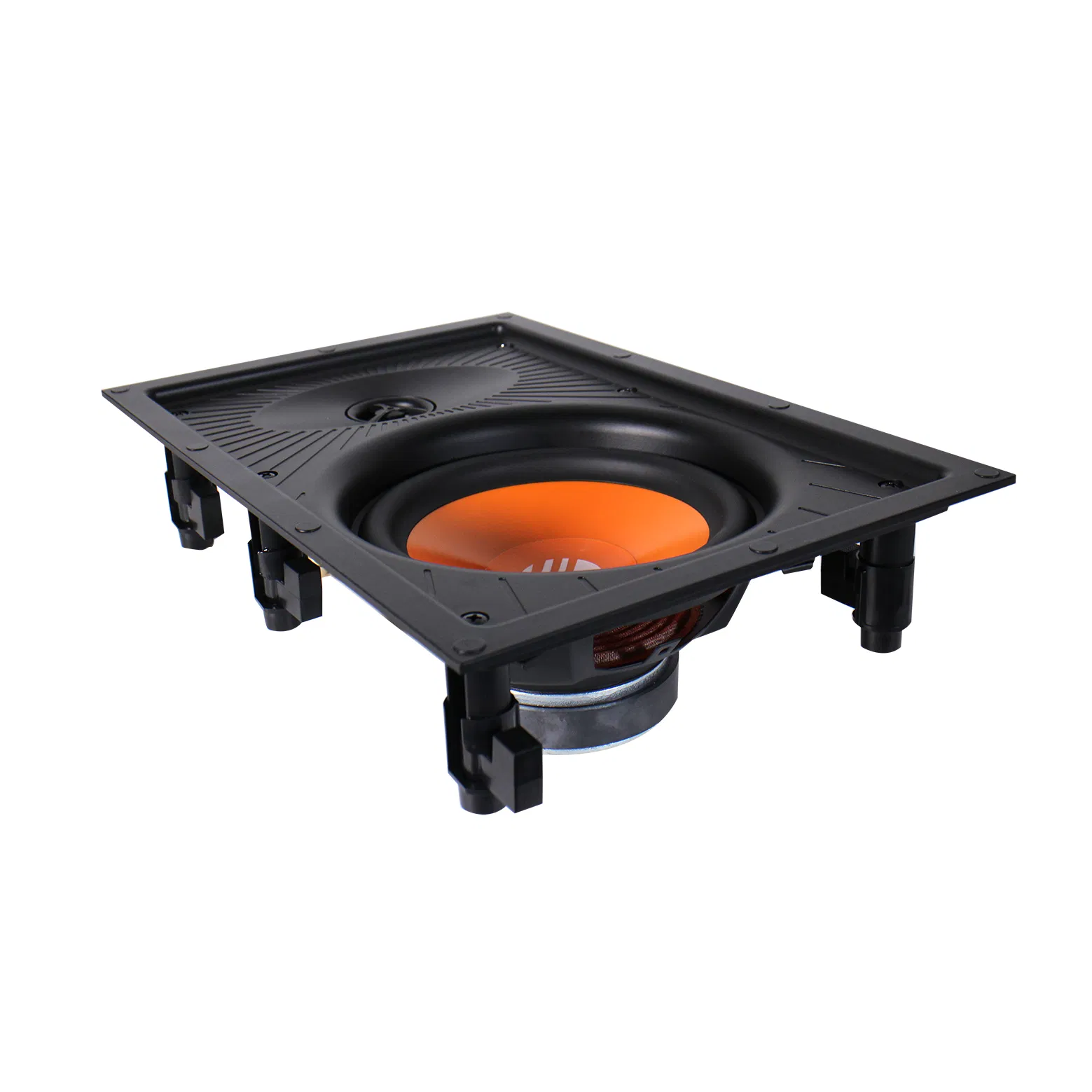 6 Inch Wall Mount Speaker with Tweeter 1 Inch Front and Surround in Wall Speaker 80W 8 Ohm Speaker for Home Theatre System