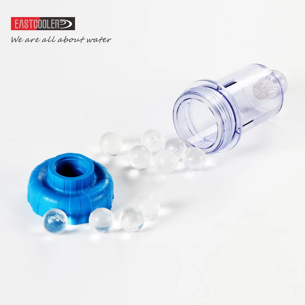 Inline Hard Water Filter with Crystal Resin & Tourmaline Balls