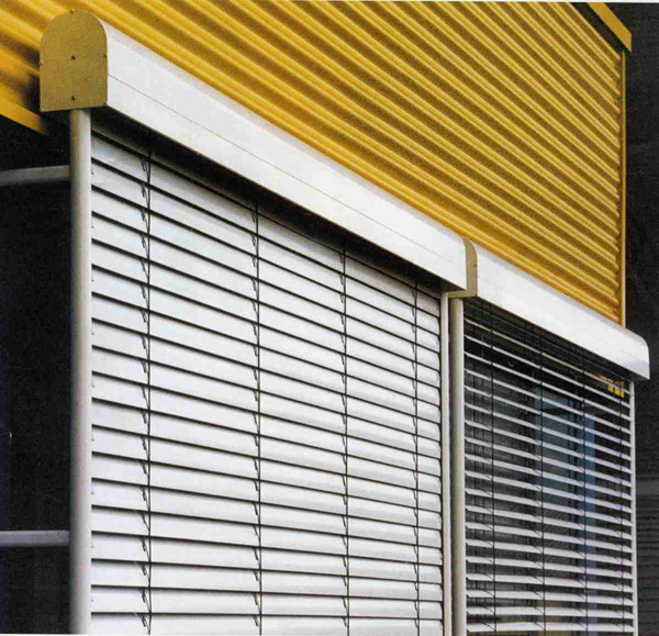 Моторизованные алюминиевые рулонные жалюзи Zebra