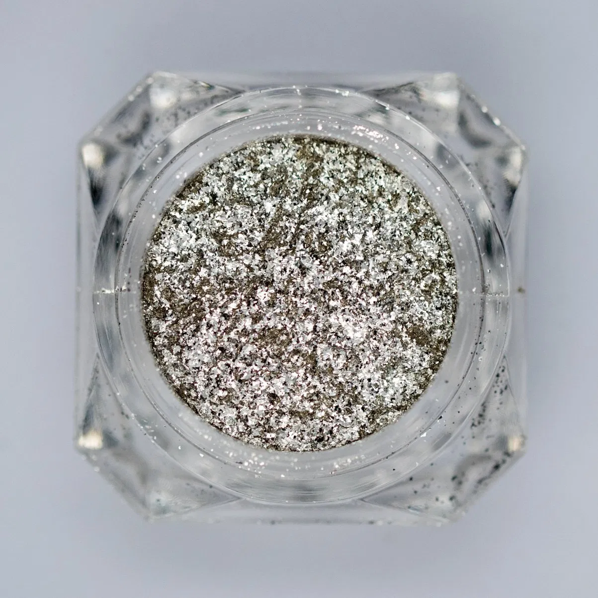 Pearl Pigment V200 Glass Flake Pure Silver Mirror Effect Nail Art Coating Strongest Swaying 3D Stereoscopic Luster Effect Nail