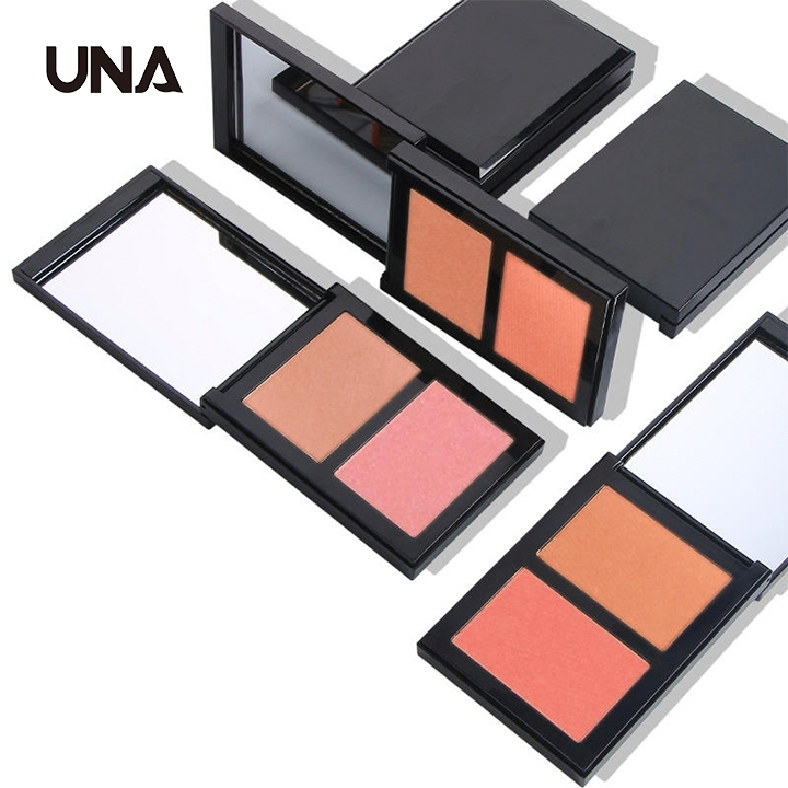 Custom Powder Lip Blush Products Private Label Organic High Quality Cheek 2 in 1 Highlighter Blush Pan