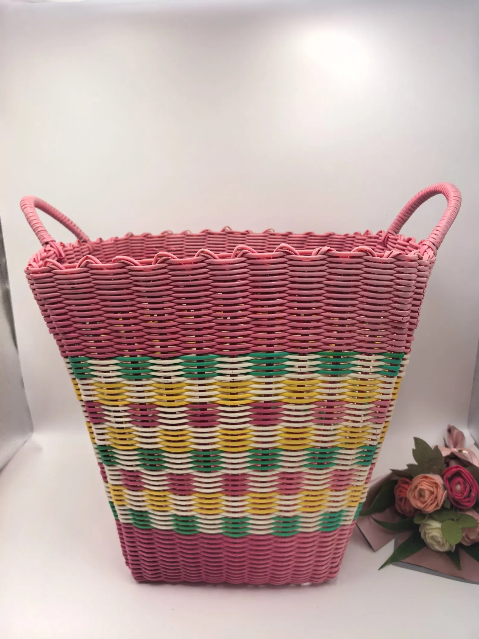 Household Hand-Woven Storage Basket Laundry Basket