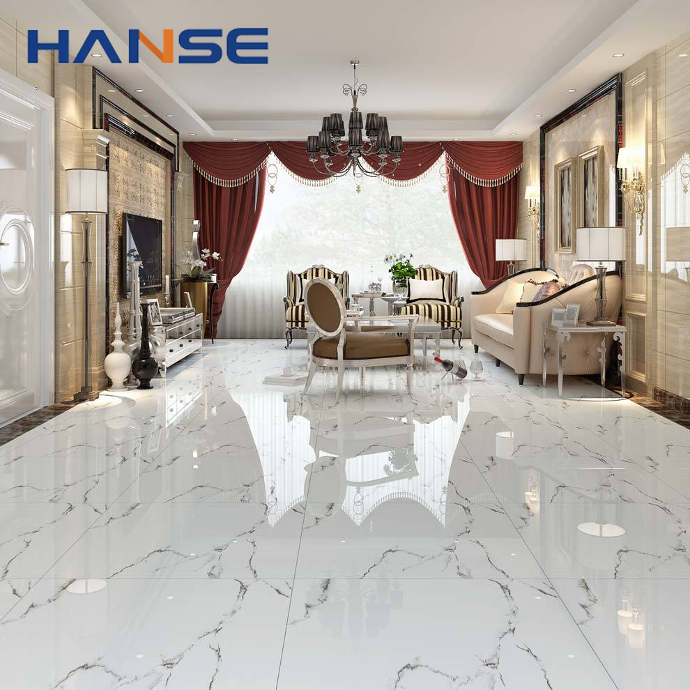 Foshan Good Quality Full Glazed Polished Tile 60X60 American Style Apartment Dining Room Polished Porcelain Tile