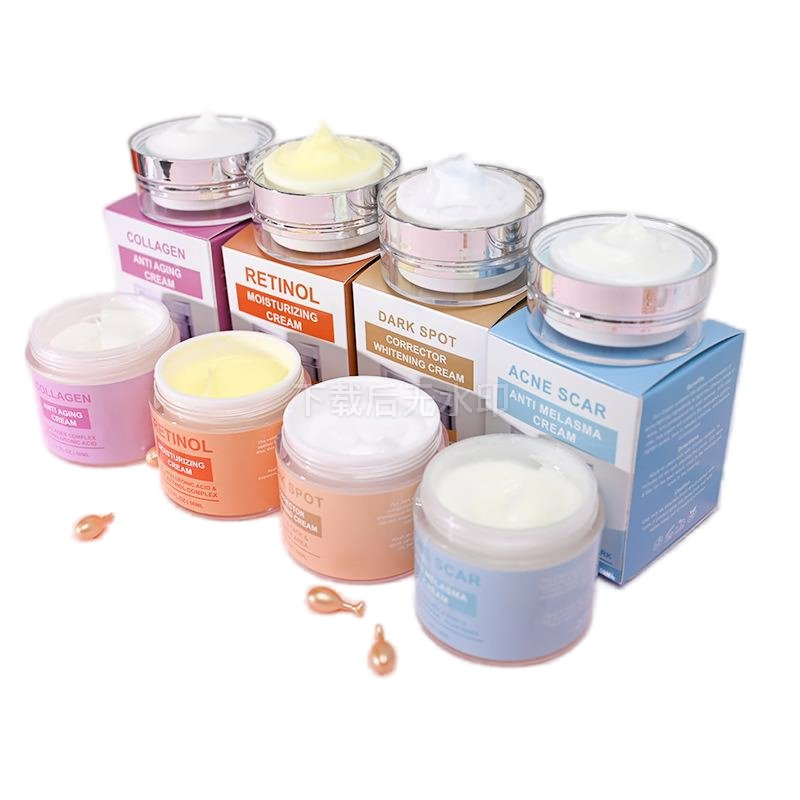 OEM Moisturizing Retinol Collagen Acne Scar Anti-Aging Whitening Face Cream