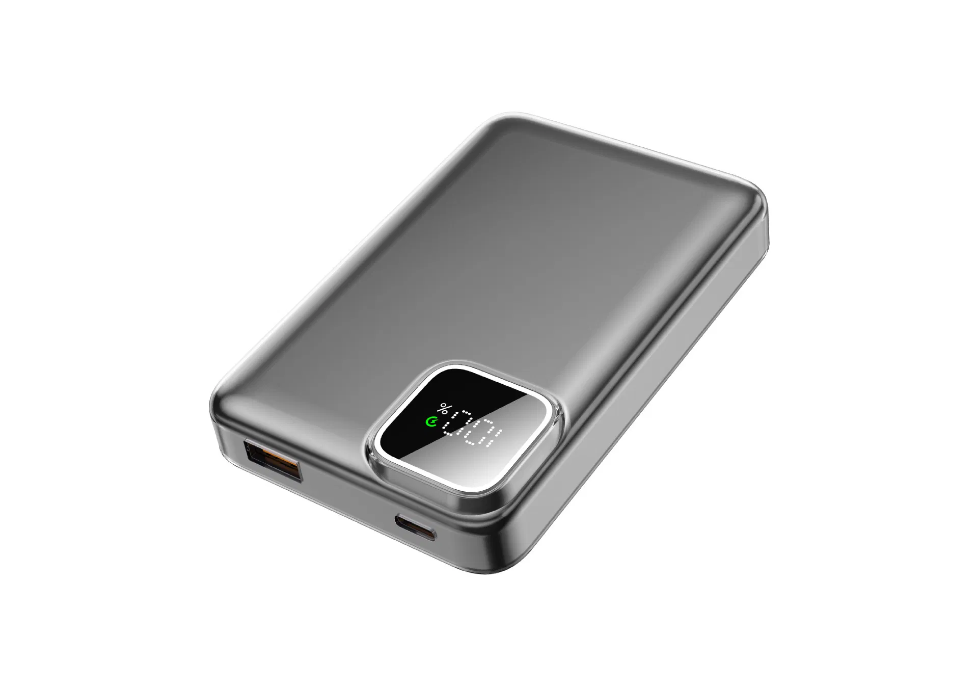 Магнитный пауэрбанк 10000 мАч с беспроводной зарядкой 22.5W