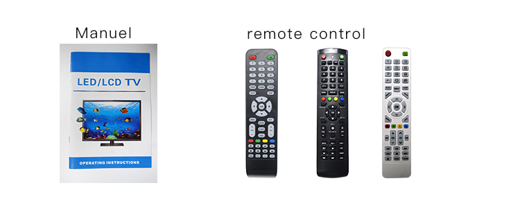 32inch Best Selling Model Television Black Color with DVB T2/S2 TV