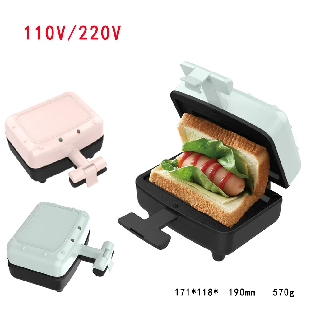 Sandwich Maker Breakfast Machine Non-Stick Surface Space Saving Compact Design