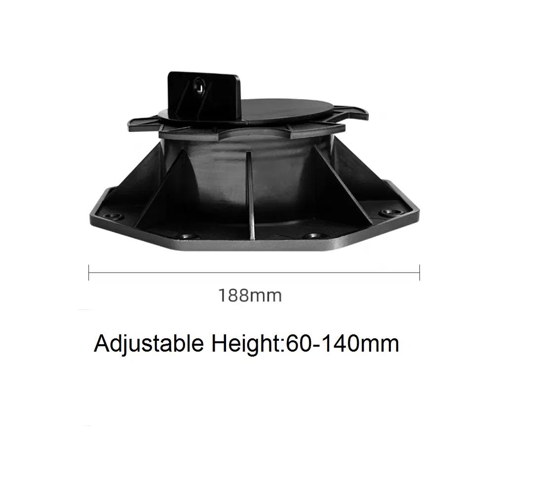 WPC Deck General Adjustable Plastic Raised Floor Paving Support Pedestal