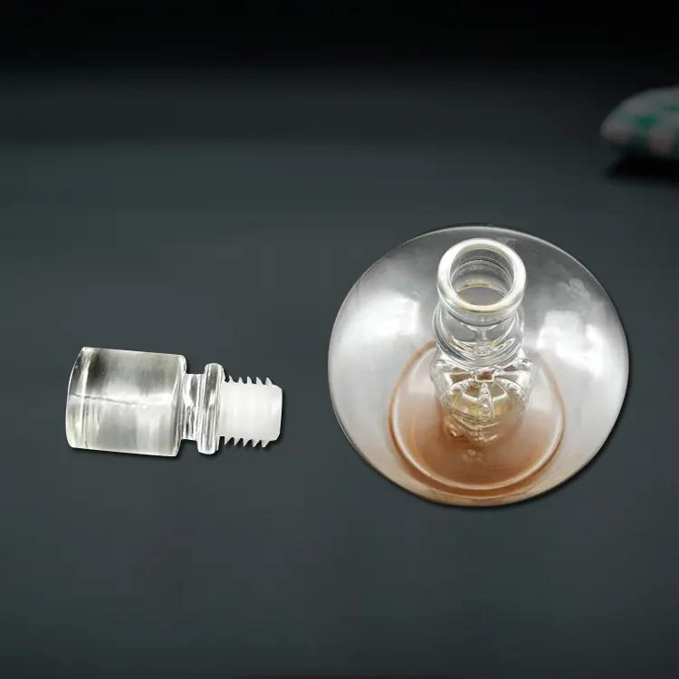 Factory Wholesale High Quality High Borosilicate Glass Skull Shape Bottle