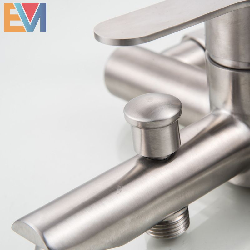 304 Stainless Steel Hot and Cold Mixer Bathroom Shower Faucet