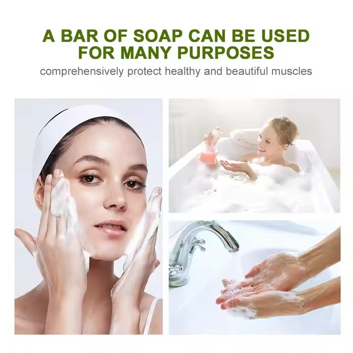 Hot Selling Herbal Skin Care 100% Natural Deep Cleansing Toilet Soap for Face and Body