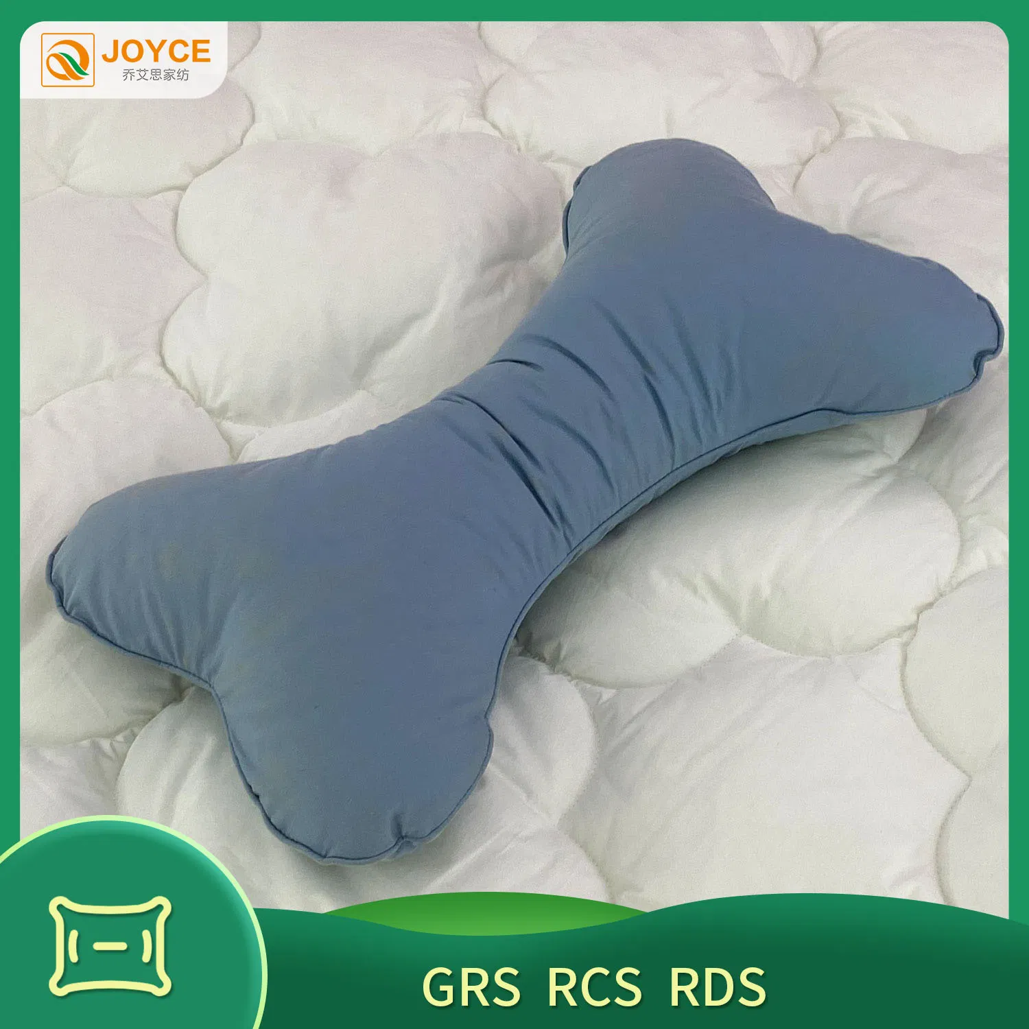 Popular Breathable Smooth Bone Shape Backrest Pillows for Driving Use