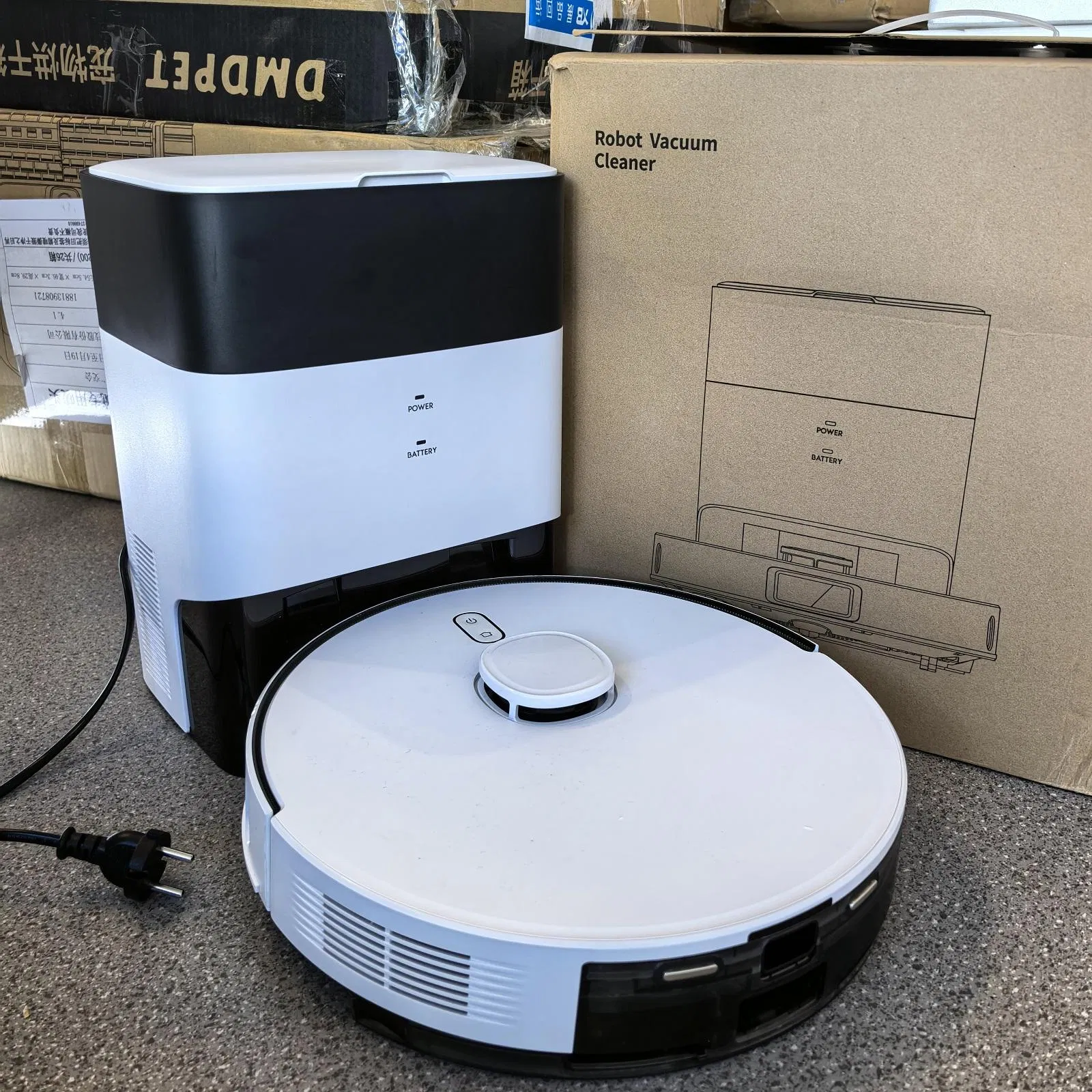 Professional Dry and Wet Automatic Recharge Water Mop Floor Robot Vacuum Cleaner No Go Zone Self Cleaning Carpet Sweeper