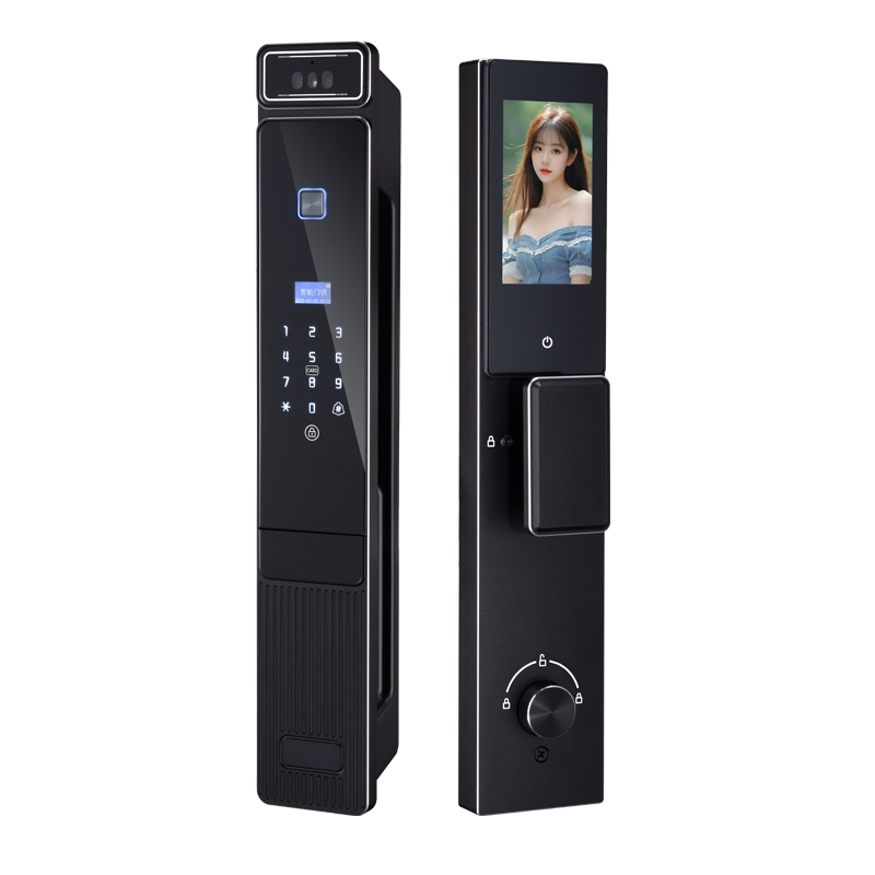 Palm Vein Unlock Mobile Video Intercom CNC Fine Carving Smart Lock