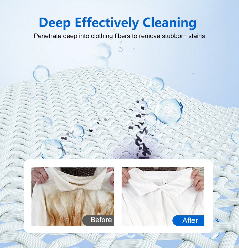 Efficient Laundry Detergent Powder 500g OEM Brand Wholesale Cleaning