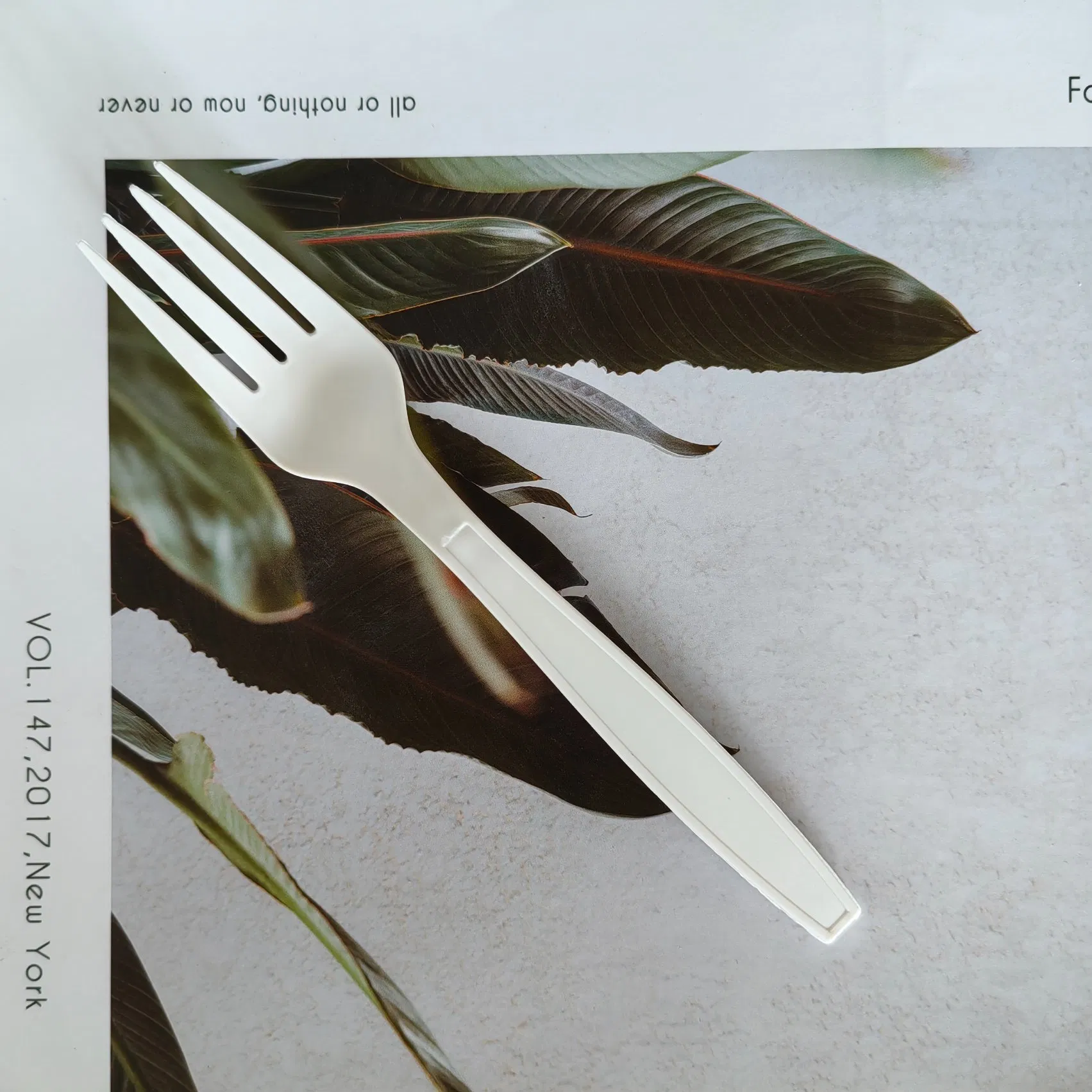 Hot Sale Biodegradable Cornstarch Cutlery Set Disposable Tableware Including Knives Forks Spoons