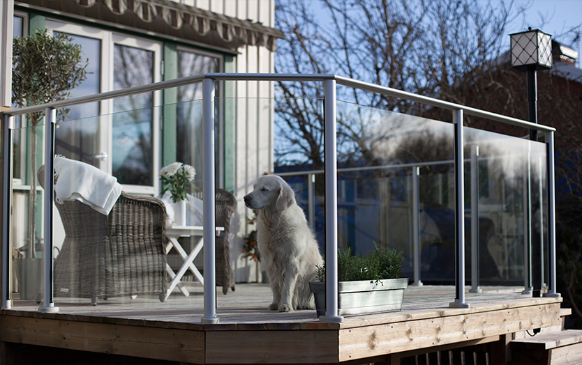 High Quality Customized Aluminium Stair Fence for Housing