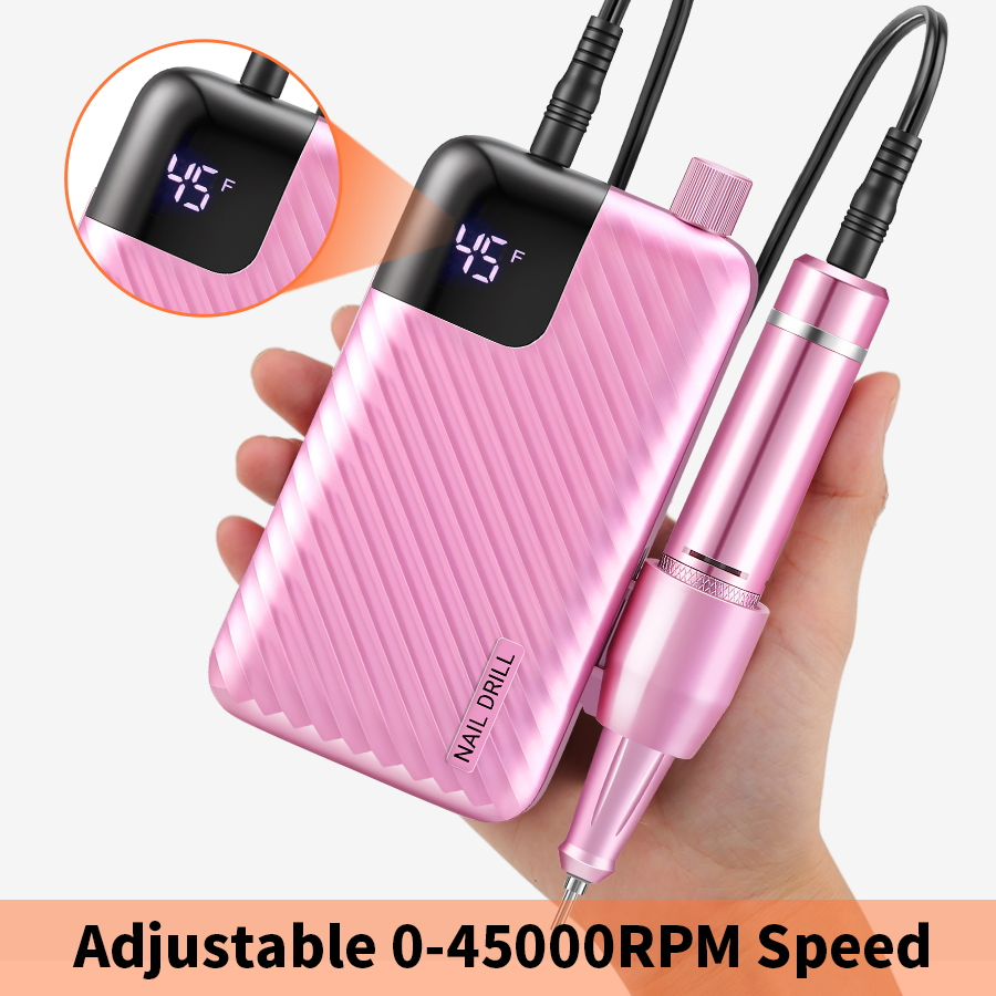 Duofu Popularity Nail Art 45000 Rpm Gel Remover Brushless Motor Nail Drill