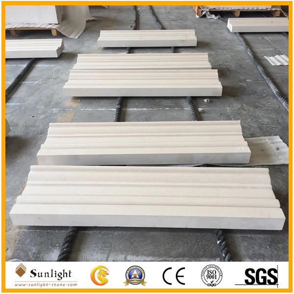 Cheap Natural Limestone (With chiselled) for Stair, Column, Wall Tiles