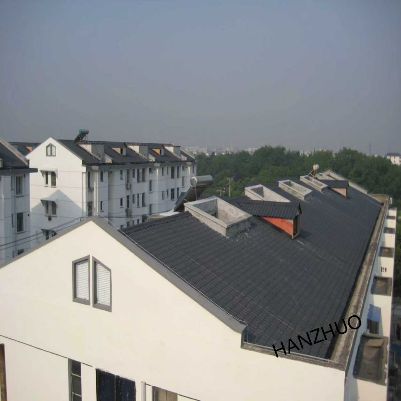 Anti-Corrosion ASA Coated PVC Roof Tile Soundproof Weather Resistant Synthetic Resin Roofing Panel