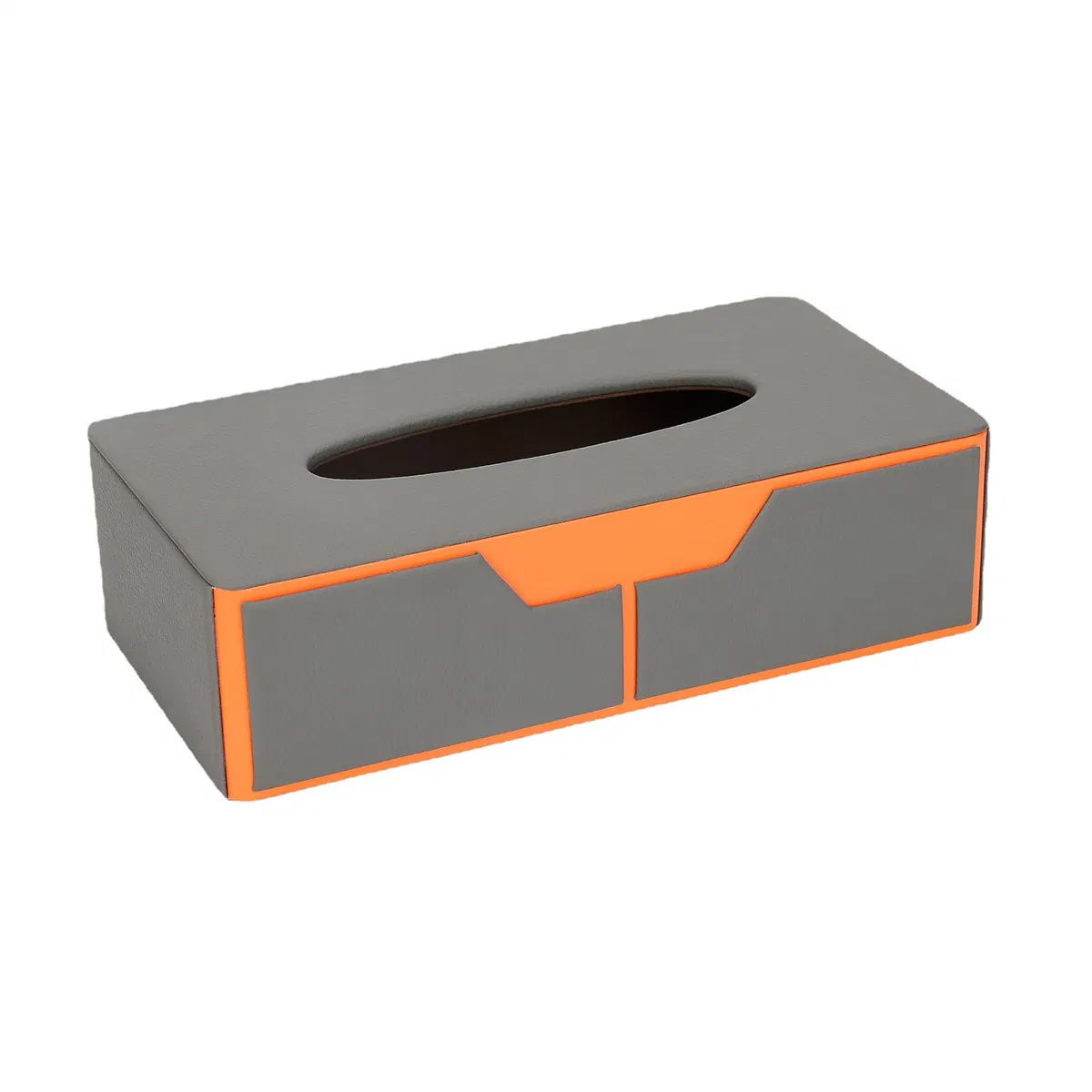 Factory Wholesale Custom Logo Auto Leather Multifunctional Tissue Box Napkin