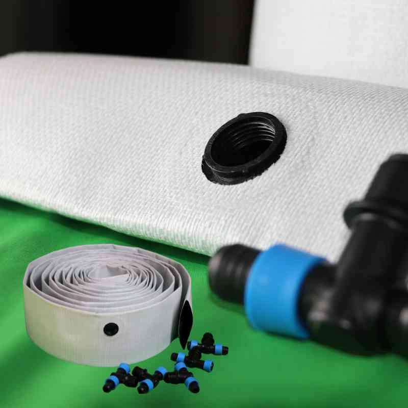 High Pressure Prefabricated Holes Soft Lay Flat Hose Pipe Agriculture Irrigation System