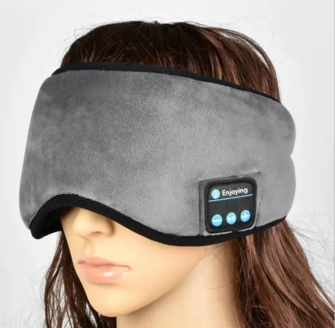 Wireless Washable Blue Tooth 5.0 Sleeping Mask with Music Eyemask Earphones