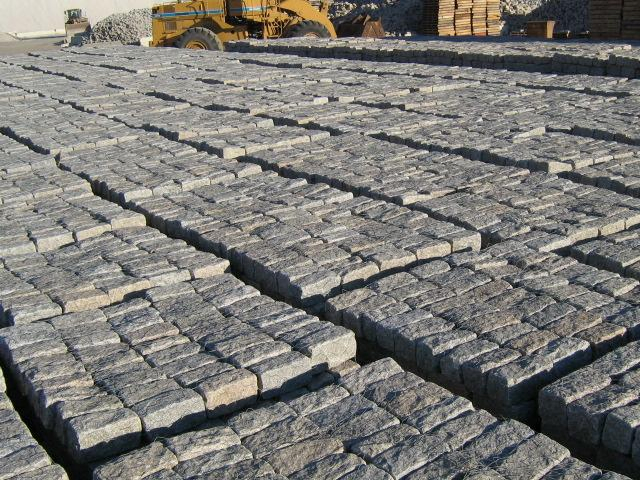 Cube Kerbs Light Grey Cubes Landscaping Granite Paver Stone Cube