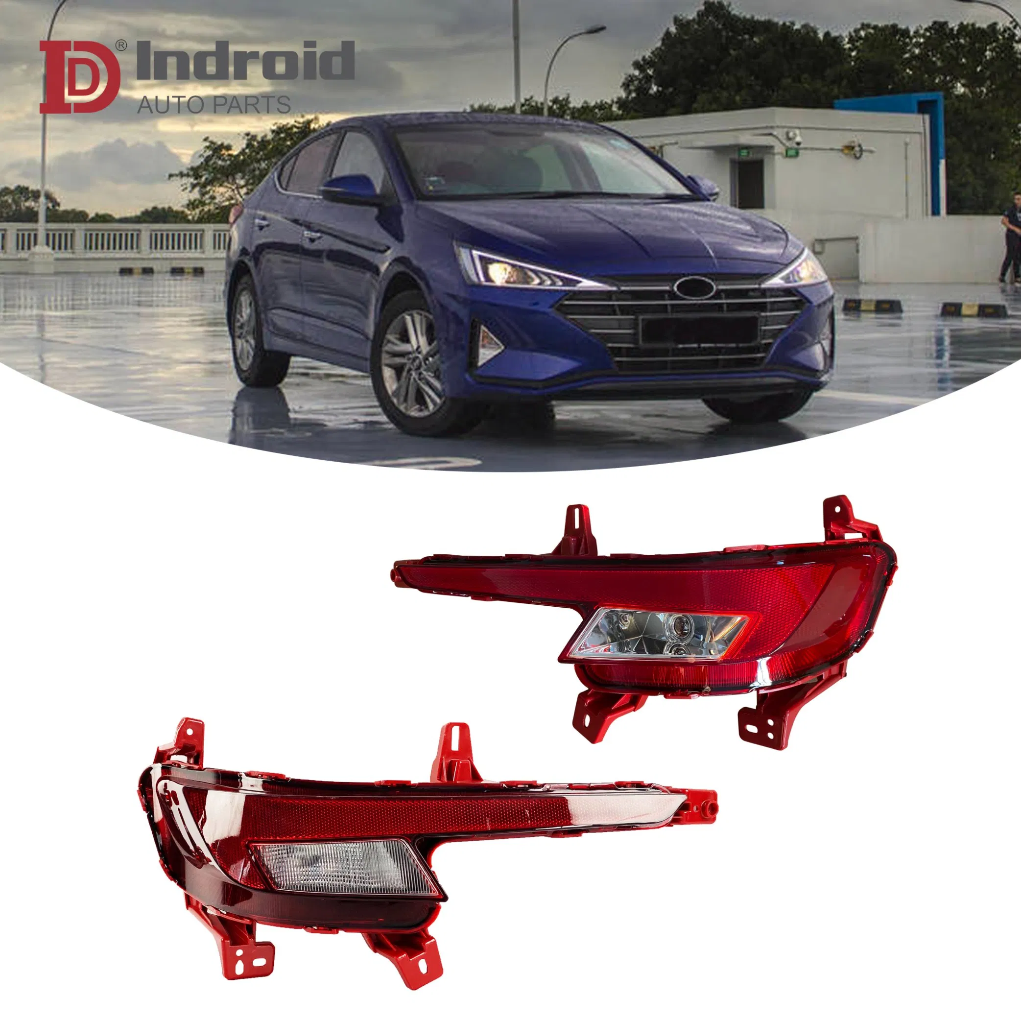 Задний фонарь бампера для Hyundai Elantra 2019