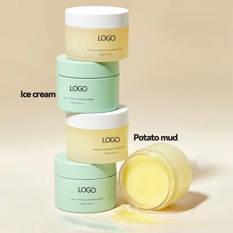 Custom OEM Natural Gentle Skincare Cream Balm Deep Cleansing Makeup Remover Balm