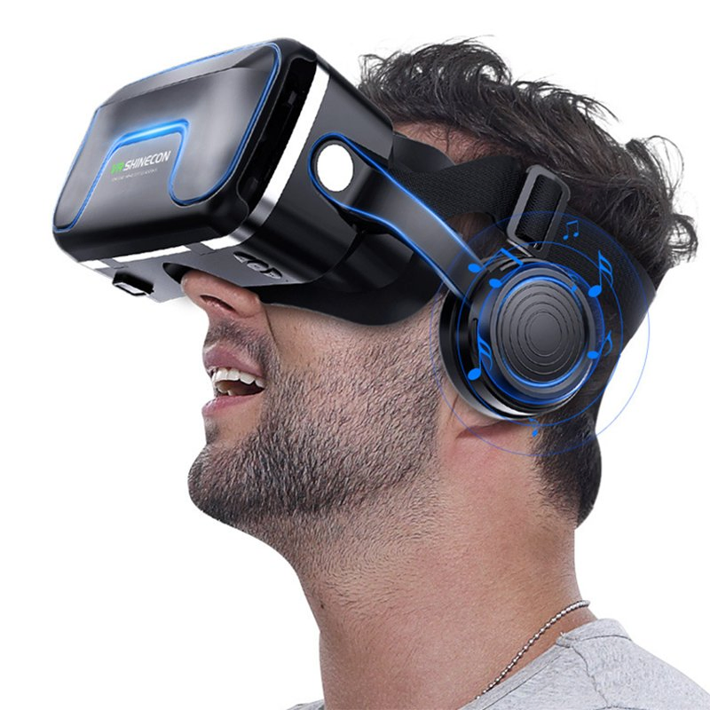 Original Vr Virtual Reality 3D Glasses Box Stereo Vr Headset Helmet for Ios Android Smartphone