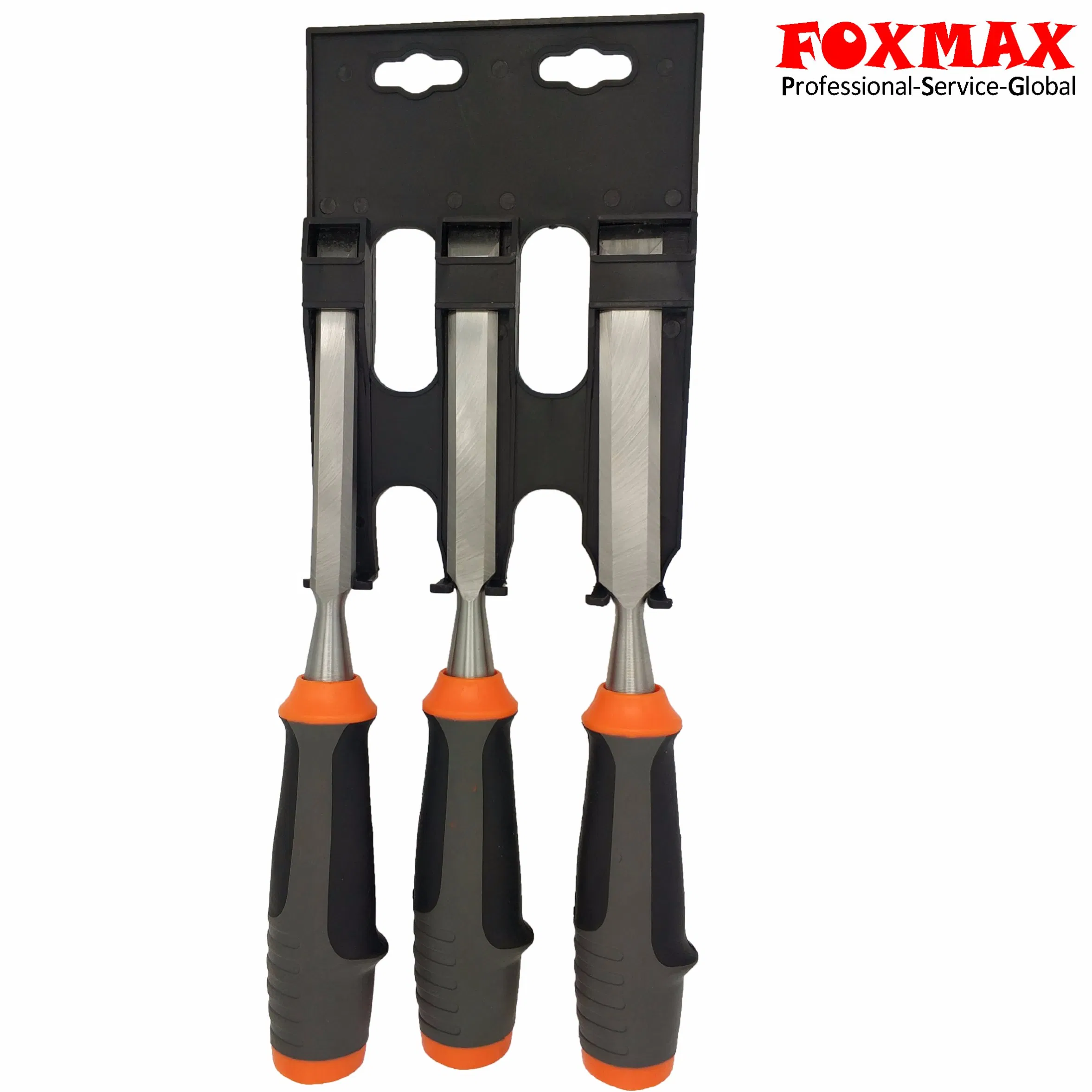 Плоское долото для точной резьбы по дереву с пластиковой ручкой