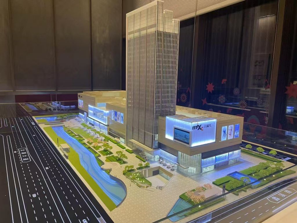 Commercial Complex Building Sand Table Model Building Model for Indoor Display Model Making