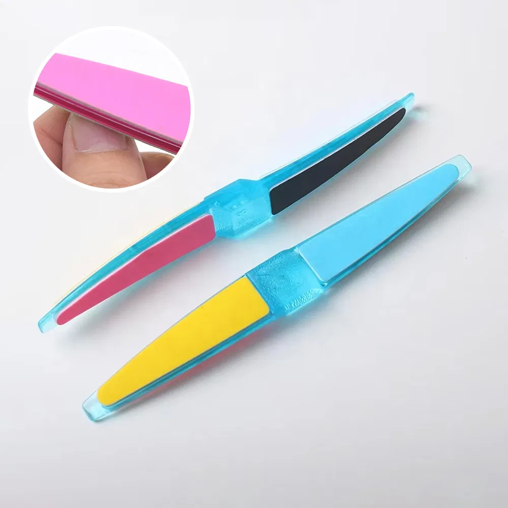 4 Sided Baby Care Nail Art Buffer Sunshine Manicure and Pedicure Tools Plastic Nails File Polishing