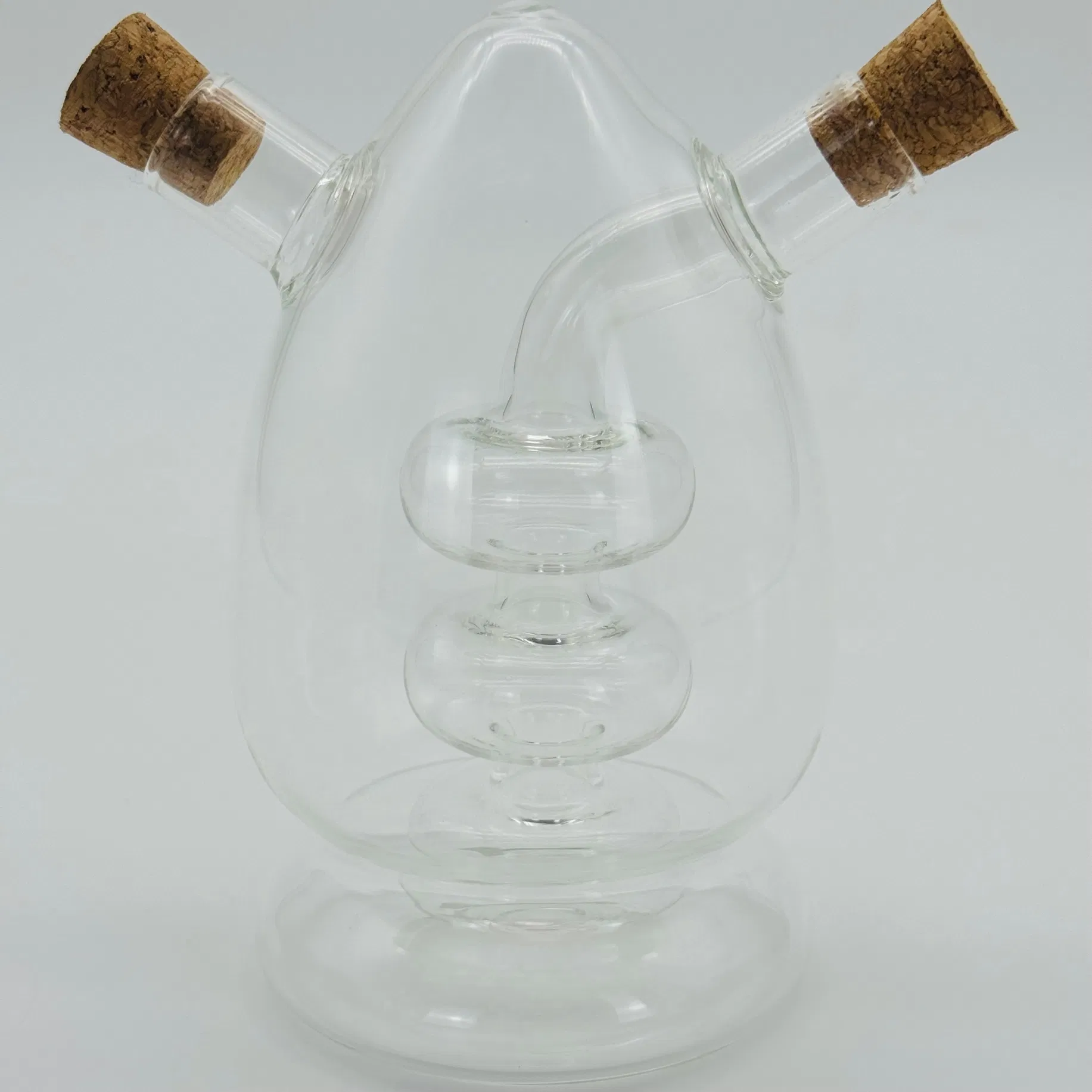 Elegant Glass Soy Sauce Bottle with Leak-Proof Cap for Kitchen Use