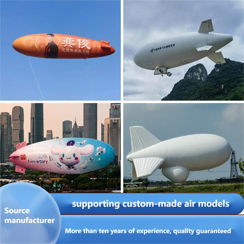 Inflatable Remote Controlled Airship Air Model Ascending Aircraft Advertising Promotion PVC