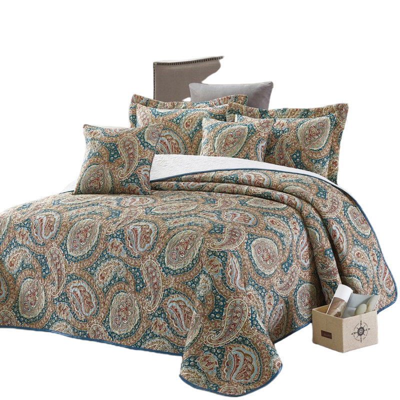 Luxurious Nantong Coverlet Set for Elegant Home Dé Cor